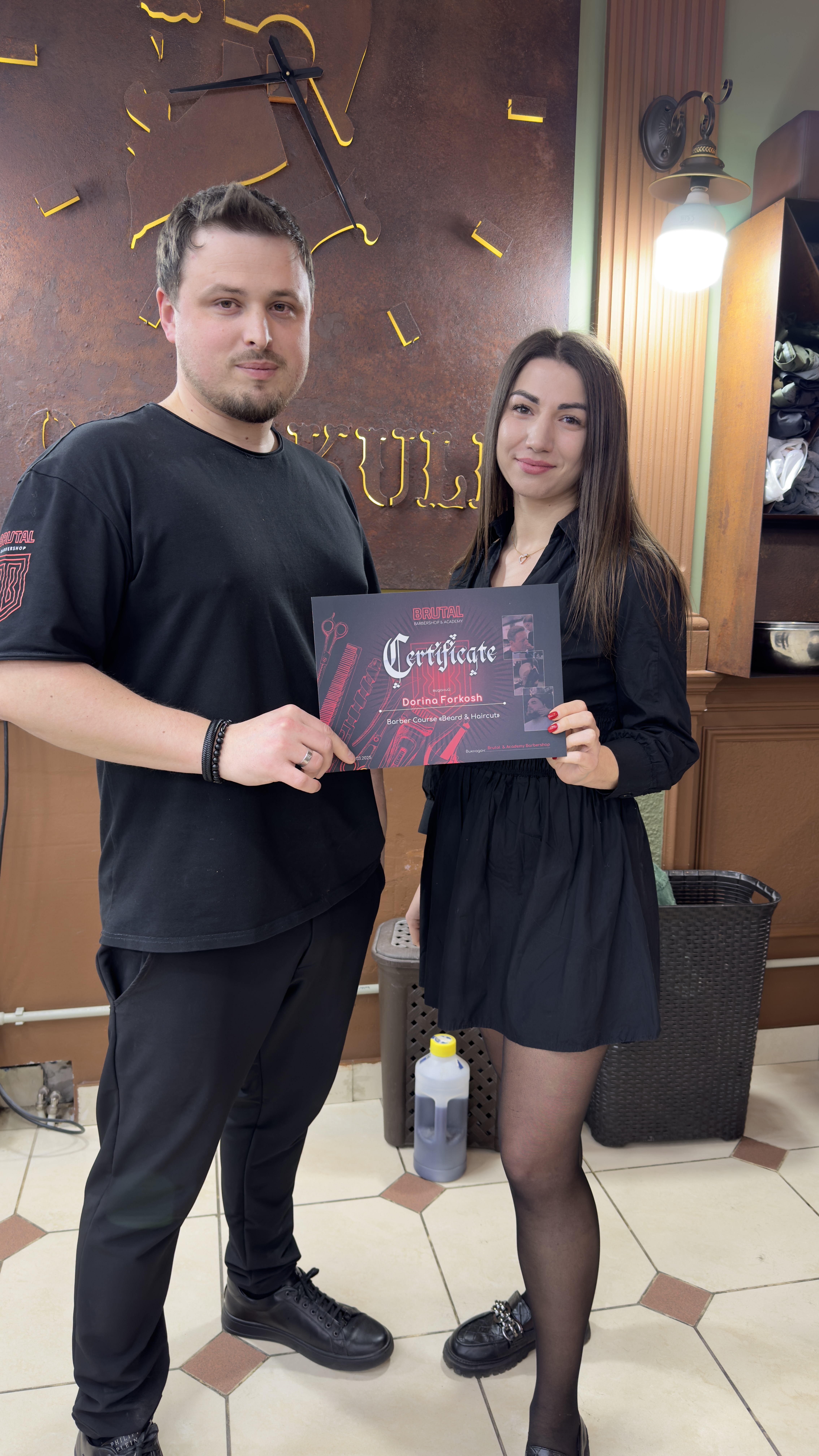 Дарина після навчання у Brutal Academy із сертифікатом